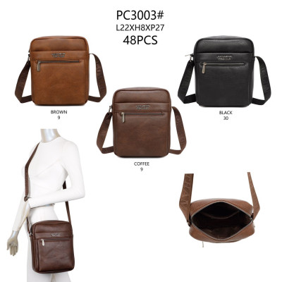 Borsello Uomo Ecopelle Alta Qualita' Polo Club 22x8x27cm